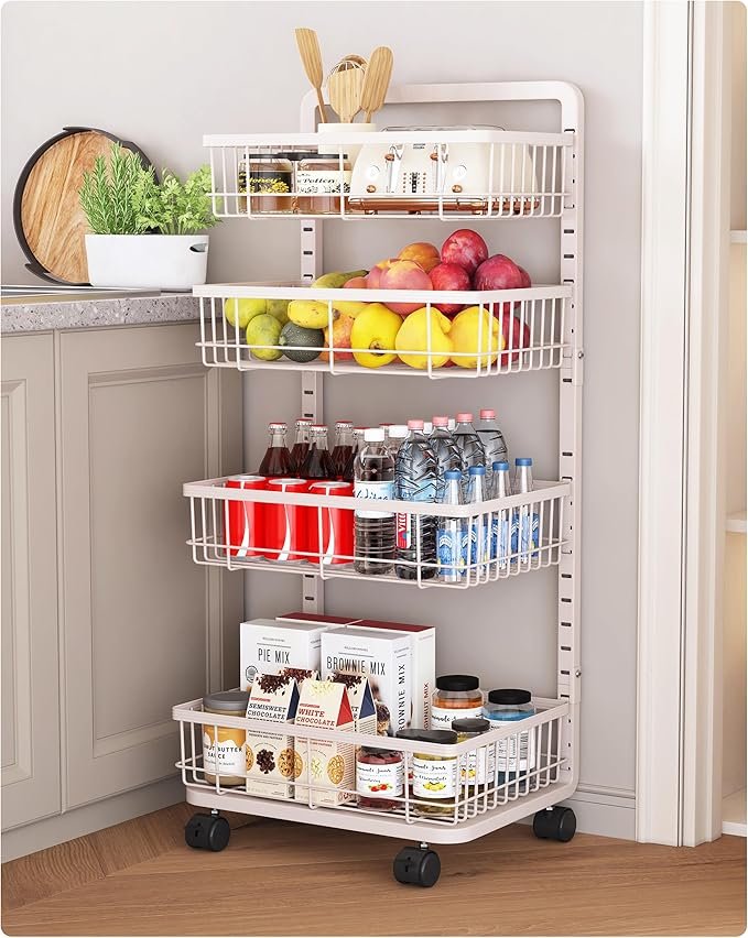 UMDONX Vegetable Storage Rack 4 Tier