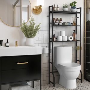 3 tier over toilet storage rank
