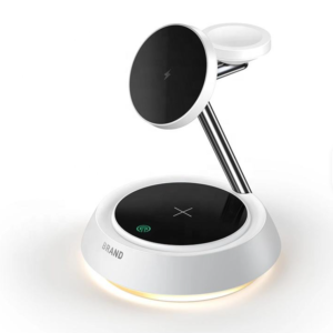 Hot Trending Products 2025 Magnetic 4 3 in 1 One Wireless Charger Fast Charging Stand with Desk Lamp