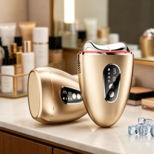 Hot Sale 7-in-1 Handheld Hot & Cold ABS Facial Massager for Face Neck Arms & Legs Lifting Device Home Use